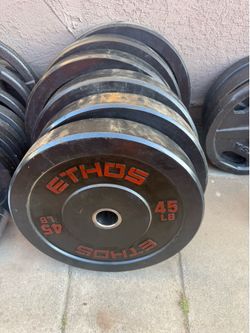 6 ethos 45 lbs plates