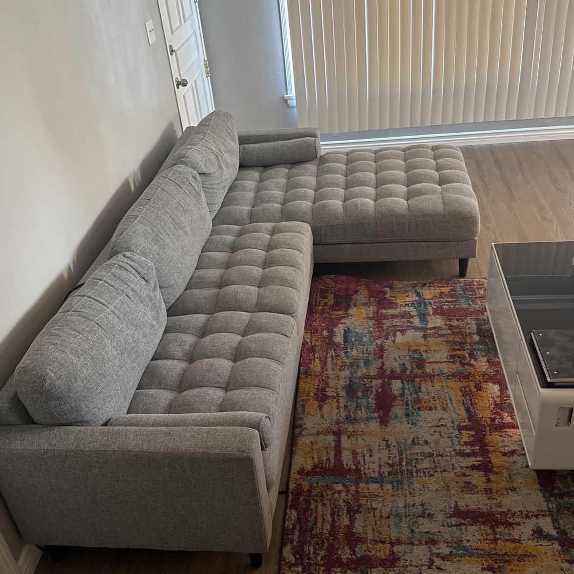 Gray 3 Piece Couch 