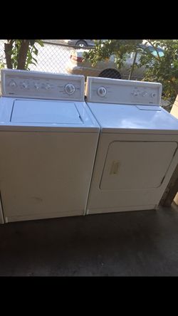 Kenmore washer and gas dryer both work great