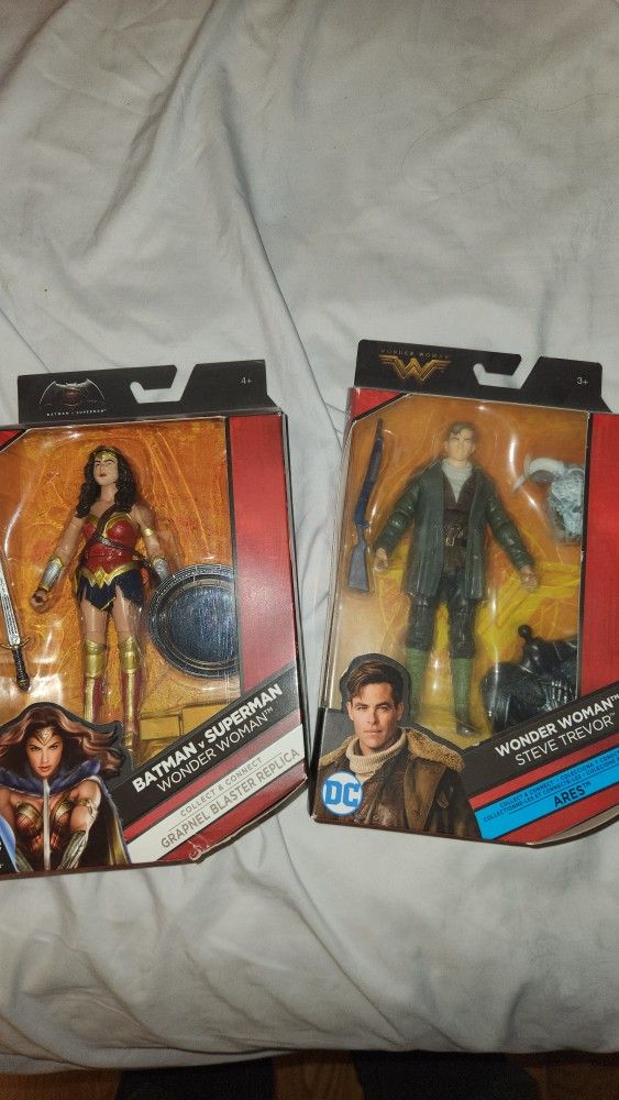 DC Multiverse Wonder Woman And Steve Trevor Set
