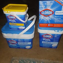 Pool Chlorine Tablets And Shock. Come Today 12/19 Only $130 Also Taking Orders.