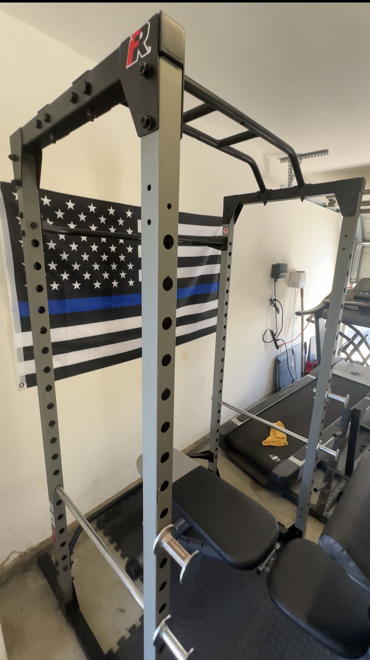 Full Home Gym Setup– Weights + Bars + Power Rack + Bench