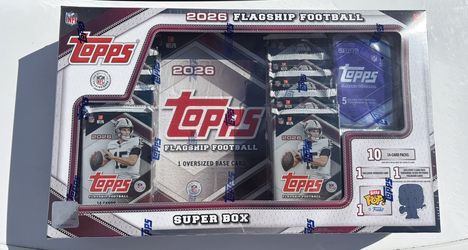 2026 Topps Flagship NFL Football Super Box