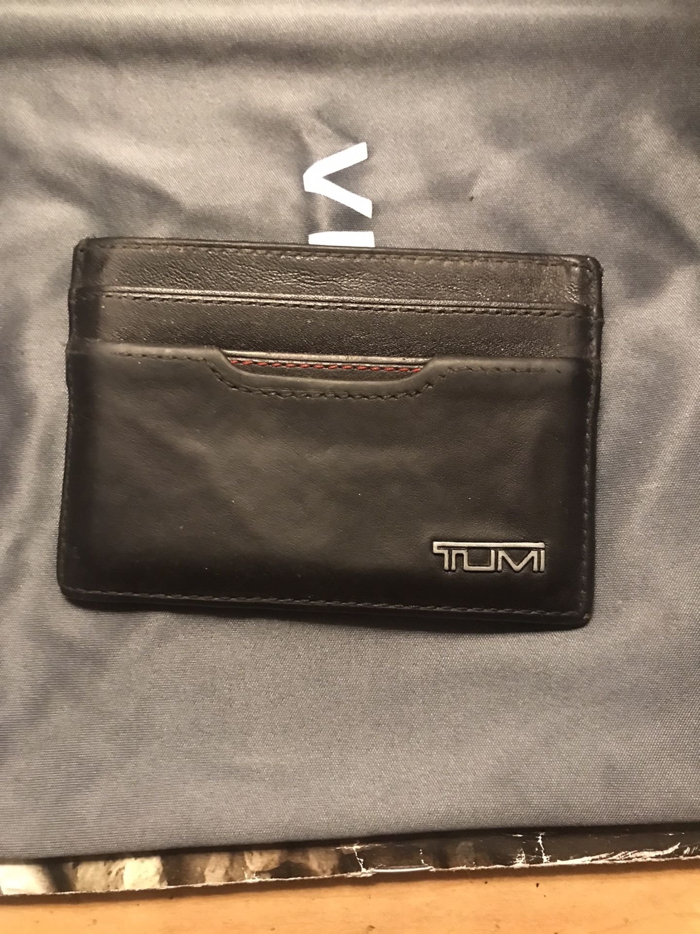 TUMI MENS CARD CASE WALLET