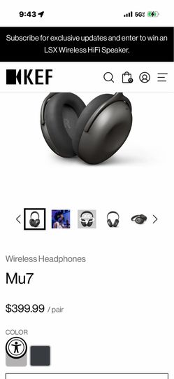 SOUND BY KEF HEADPHONES