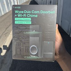 wyze duo cam doorbell + wifi chime