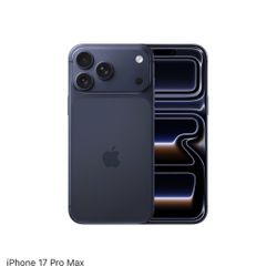 Unlocked iPhone 17 pro max Blue 256 GB