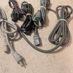 COMPUTER POWER CORDS 2 AND 3 PRONG