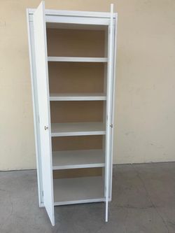Tall white pantry
