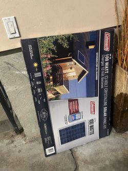 Coleman solar panel kit