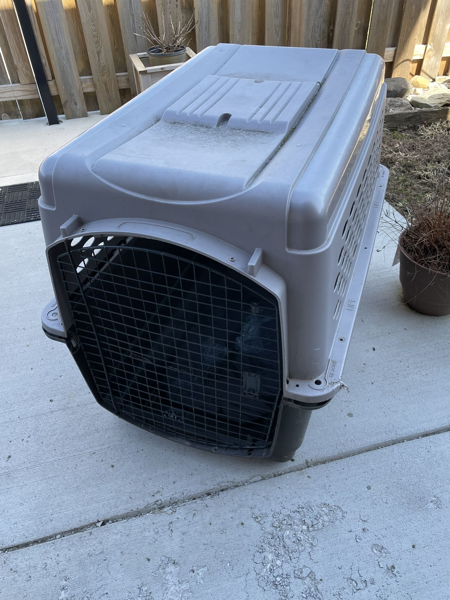 Hard Plastic XXL Dog Kennel