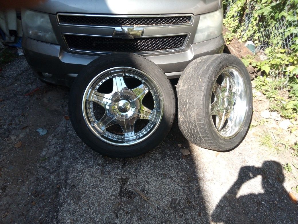 22s 6 lugs good condition trade