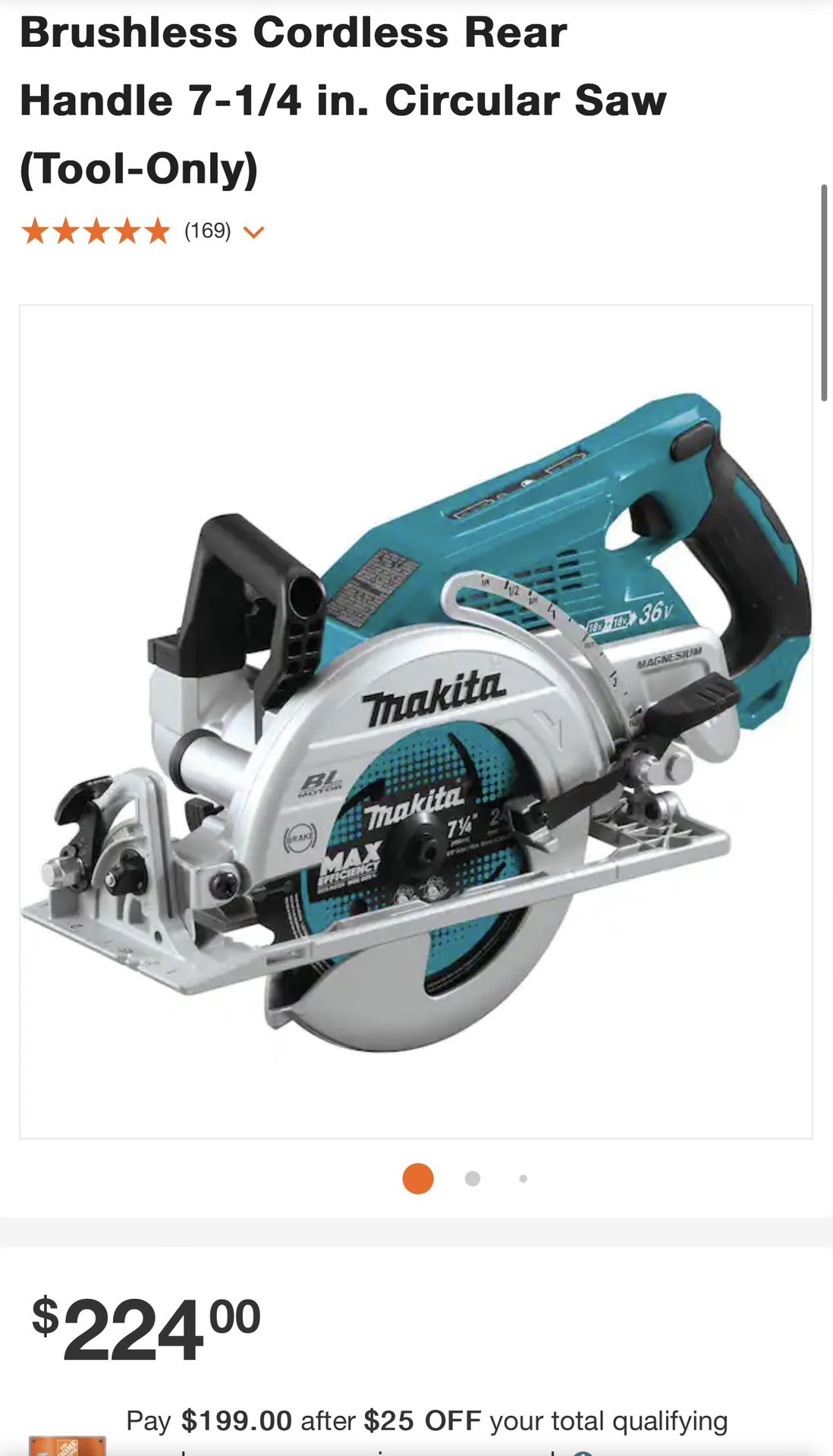 Makita XSR01Z 36V