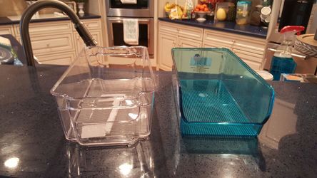 Refrigerator organizers 3.00 ea.