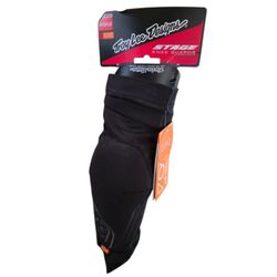 Troy Lee Designs Stage Knee Guard Solid Black Adult MD/LG D30 Bicycle Collection