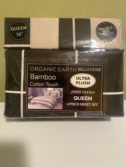 Organic earth Bella home bamboo sheet set