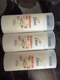 Dove Aluminum Free Deodorant Sparkling Vanilla 3-Pack