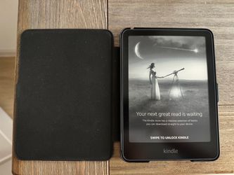 Kindle Paperwhite 16 GB with case