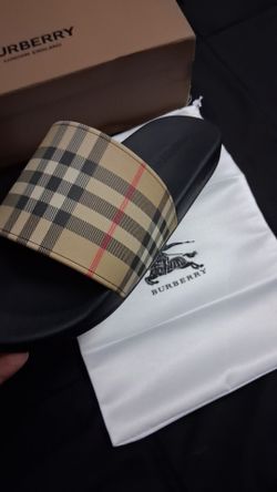 Burberry slides