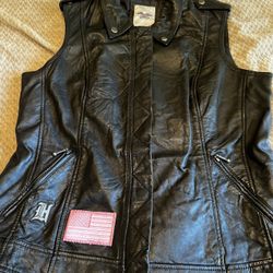 Harley Davidson Leather Vest 