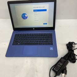 HP Stream 14 inch Windows Laptop Intel Processor N4120 4GB RAM 64GB eMMC Blue 