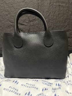 Portland Leather Goods Raindrop Crossbody Bag - Leather Purse w/Handles -NEW (3426/8)