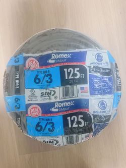 romex 6/3 125ft 380$