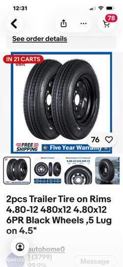 New Trailer Tires