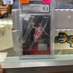 Lebron James Rc Graded 9.5