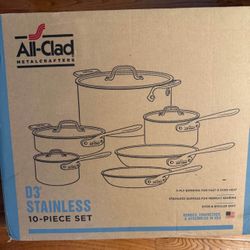 all clad d3 pot set 