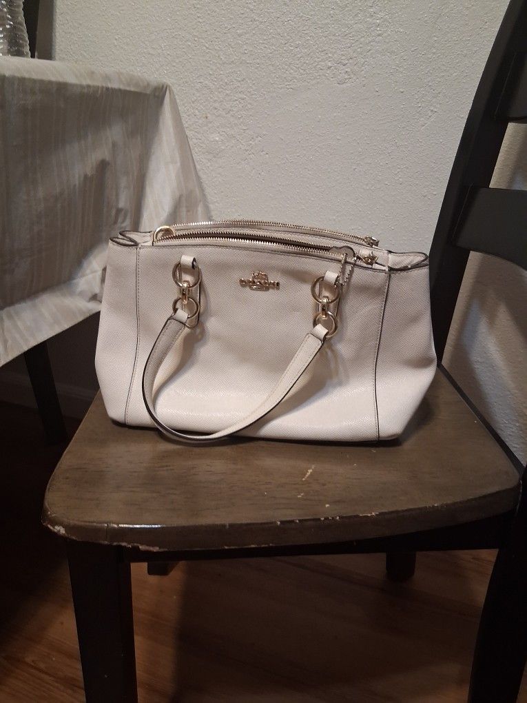 White Coach Bag