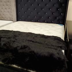Blk Queen Bed Frames WTH Matt’s Each 