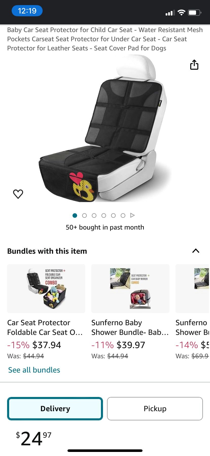 Car Seat Protector For Child Seat