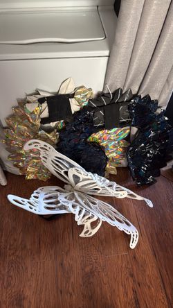 Holographic Costume Wings and Butterfly Props