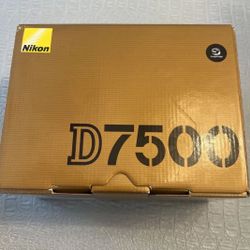 Nikon D7500 DSLR 4k video camera Body Only 