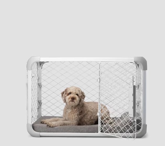 Diggs Dog crate - white 
