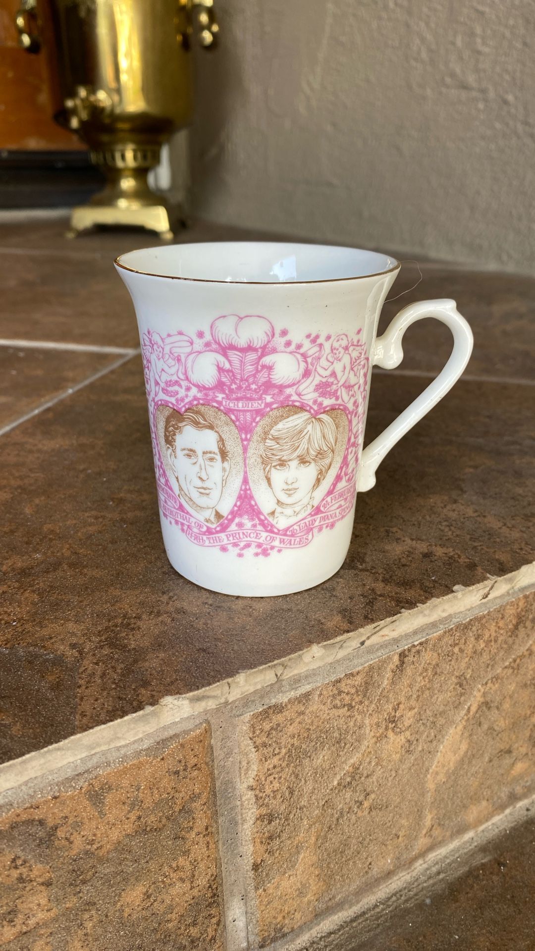 Rare vintage collectible item Price Charles Lady Diana Spencer wedding coffee cup , no chips or cracks in perfect condition