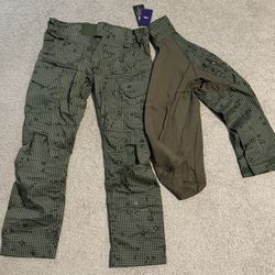 Desert Night Camo Combat Shirt And Pants 