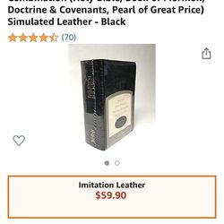 Quadruple Combination *Holy Bible *Book Of Mormon*Doctrine And Covenants*Pear Of Great Price