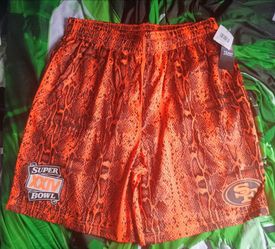 Super Rare Men's San Francisco 49ers New Era Orange Summer Pop Shorts Size XL