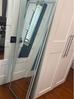 Light up full length mirror