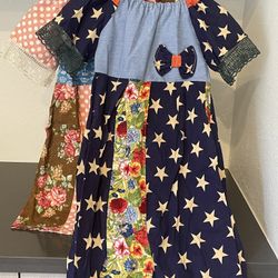 TWO Custom Made dresses One Of A Kind Size 7/8 Girls