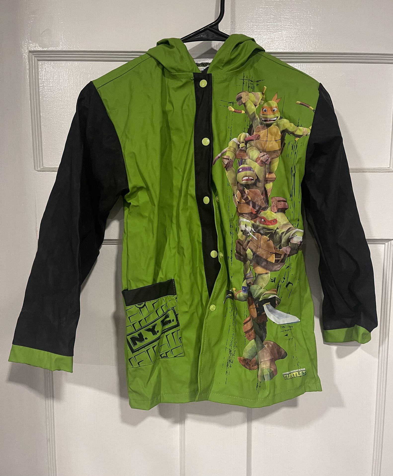 Nickelodeon Ninja Turtles Raincoat Jacket Rare HTF