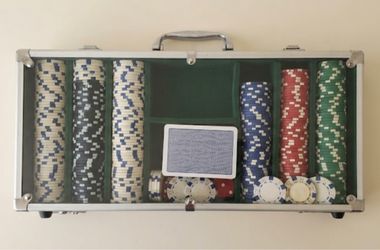 Poker Chip Set in Aluminum Case
