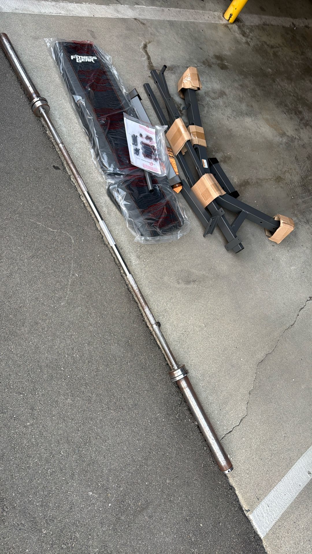 Fitness Gear Bench & Olympic Bar