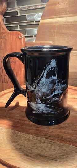 COLLECTABLE/RARE~Sea World SHARK MUG Black Coffee Tea 3D Fishtail Fin Tail Handle 16oz.
$15
✨️EXCELLENT PRE-OWNED CONDITION.
▪︎No Breaks No Cracks N