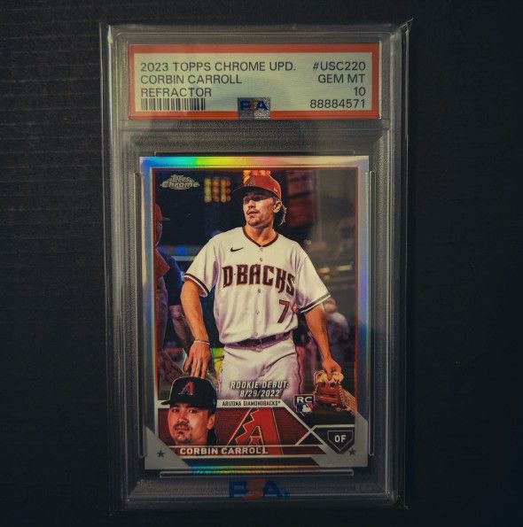 USC220 Corbin Carroll 2023 Topps Chrome Update - Refractor 