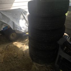 8 Lug Wheels  61/2  Set Of 6 