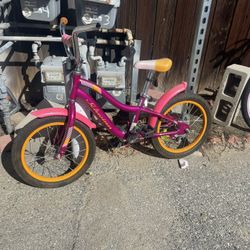 Pink Kids Bike 