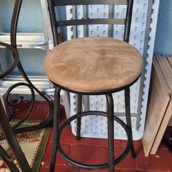 3 28" Metal Bar Stools